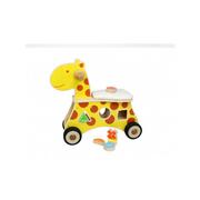 Jeździki dla dzieci - Masterkidz MASTERKIDZ Jeździk Sorter Kształtów Żyrafa MK01061 - miniaturka - grafika 1