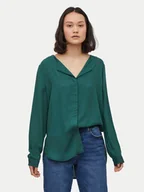 Koszule damskie - Vila Koszula Lucy 14044253 Zielony Regular Fit - miniaturka - grafika 1