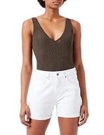Spodenki damskie - Pepe Jeans Damskie szorty Mary, Biały (Denim-ta2), 30W - miniaturka - grafika 1