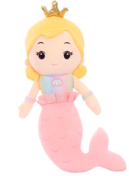 MASKOTKA SYRENA SYRENKA PLUSZOWA ZABAWKA PRZYTULANKA 30 cm