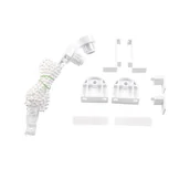 Akcesoria do wystroju okien - Zestaw części do mini rolety biały Inspire - miniaturka - grafika 1