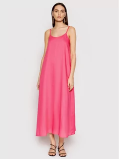 Sukienki - Max&Co Sukienka letnia Lorelei 62211321 Różowy Regular Fit - grafika 1