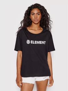 Koszulki i topy damskie - Element T-Shirt Logo W3SSB7 Czarny Relaxed Fit - grafika 1