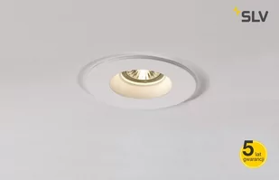 SLV SPOTLINE PLASTRA downlight GU10 okrągły biały gips 148070 - Lampy pozostałe - miniaturka - grafika 1