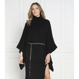 Michael Kors Ponczo | Relaxed fit | z dodatkiem wełny i kaszmiru - Swetry damskie - miniaturka - grafika 1
