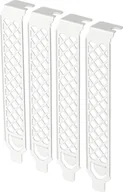 Akcesoria do komputerów stacjonarnych - SilverStone SilverStone SST-Aeroslots2W - PCI Slotblenden, 4 Stück - weiß - miniaturka - grafika 1