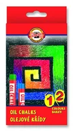 Kredki, ołówki, pastele i pisaki - Koh-I-Noor pastele olejne, 8312, 12 kolorów - miniaturka - grafika 1