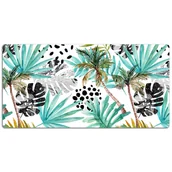Podkładki na biurko - Podkładka na biurko Liście palmy 120x60 cm - miniaturka - grafika 1