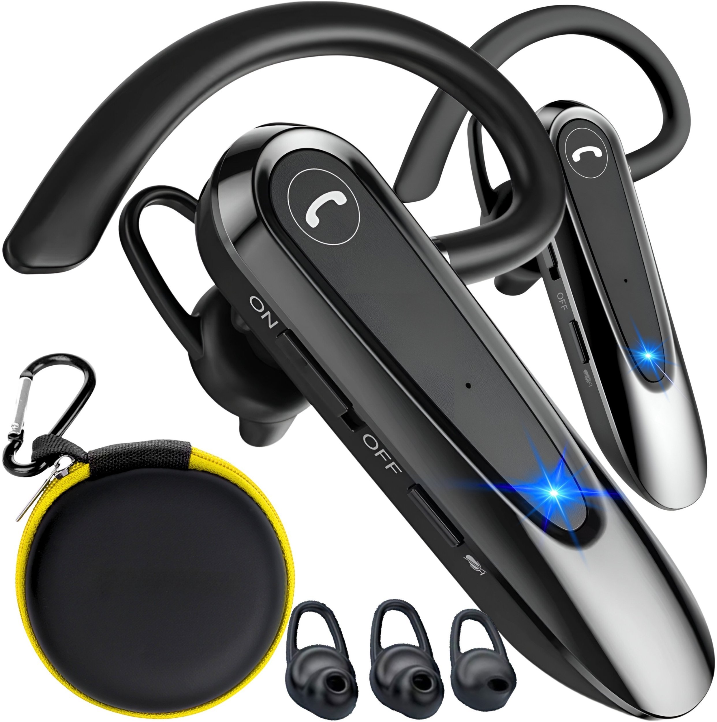 Matnox BEZPRZEWODOWA SŁUCHAWKA DO UCHA ROZMÓW BLUETOOTH 5.0