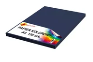Szkolne artykuły papiernicze - Papier kolorowy A4 80g granatowy 100 arkuszy - miniaturka - grafika 1
