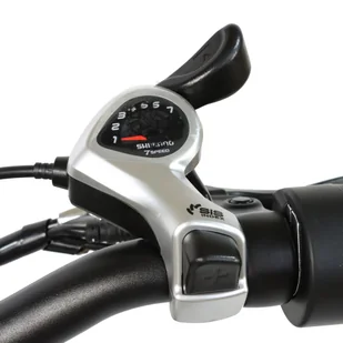 Rower elektryczny BAOLUJIE DZ2030, opony 20*4,0 cali, silnik 500W, bateria 48V 13Ah, maks. prędkość 40km/h - biały - Rowery elektryczne - miniaturka - grafika 9