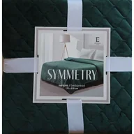 Narzuty - Narzuta na łóżko Symmetry 170 x 210 cm butelkowa zieleń - miniaturka - grafika 1