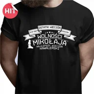 Koszulki męskie - KOSZULKA WIECZÓR KAWALERSKI OSTATNI WIECZÓR NA PREZENT TSHIRT MĘSKA XXL - miniaturka - grafika 1