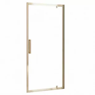 DRZWI PRYSZNICOWE RAPID SWING GOLD 100 REA-K5619 - Ścianki i drzwi prysznicowe - miniaturka - grafika 1