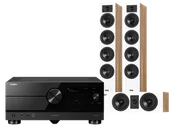 Kino domowe - Yamaha RX-A8A (czarny) + Diva 6 + 7 (dąb) - miniaturka - grafika 1