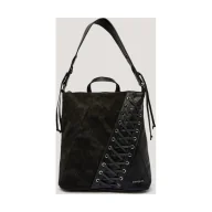 Torebki damskie - Desigual Plecak BLACK PATCH TANGO PRETORIA MINI - miniaturka - grafika 1