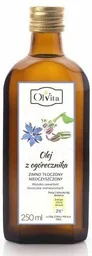 Olej z Ogórecznika Zimnotłoczony, Nieoczyszczony, Olvita, 250ml - Olej spożywczy - miniaturka - grafika 1
