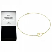 Bransoletki - Bransoletka Złota na Nogę Królik Łańcuszek Prezent Biżuteria - miniaturka - grafika 1