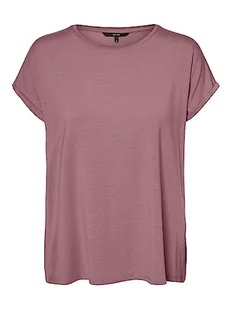 VERO MODA Damska koszulka VMAVA Plain SS TOP GAJRS NOOS, Nostalgia Rose, XL, Nostalgia Rose, XL - Koszulki i topy damskie - miniaturka - grafika 1