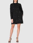 Sukienki - Superdry Sukienka na co dzień Kobiety Emb Shift Dress casual czarna S - miniaturka - grafika 1