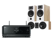 Kino domowe - Yamaha RX-V4A (czarny) + Diva 3 + 7 (dąb) - miniaturka - grafika 1