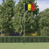 Flagi i akcesoria - Flaga Belgii z masztem, 6,23 m, aluminium - miniaturka - grafika 1