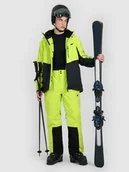 Spodnie narciarskie - 4F Spodnie narciarskie z szelkami membrana Dermizax 20000 męskie - zielone XXL - miniaturka - grafika 1