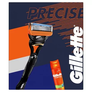 Gillette XMASS - Zestaw Fusion (Maszynka 1UP + Żel 200ml) - Zestawy kosmetyków męskich - miniaturka - grafika 1