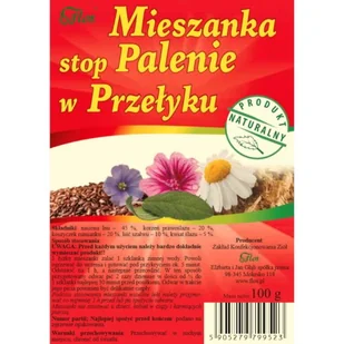 Flos stop palenie w przełyku mieszanka ziołowa 100 g - Zioła - miniaturka - grafika 1