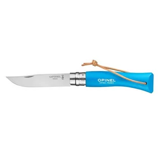 Nóż  składany Opinel Inox Colorama N°07 - cyan blue - Noże - miniaturka - grafika 1