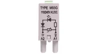 Inne akcesoria elektryczne - Relpol MODUL LV M93G Moduł LED 854860 - miniaturka - grafika 1
