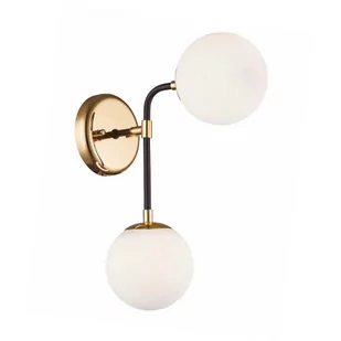 Zuma Line Kinkiet LAMPA ścienna RIANO W0454-02A-SDAA modernistyczna OPRAWA szklana kule balls białe W0454-02A-SDAA - Lampy ścienne - miniaturka - grafika 4