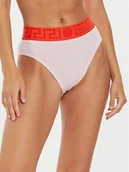 Majtki damskie - Versace Figi klasyczne z wysokim stanem AUD01050 1A1001 Różowy - miniaturka - grafika 1