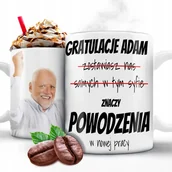 Kubki - Kubek 330ml GRATULACJE Zostawiasz Nas POWODZENIA W NOWEJ PRACY Twoje Imię - miniaturka - grafika 1