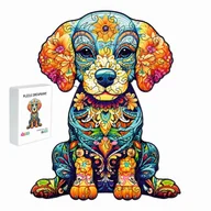 Puzzle - PUZZLE DREWNIANE DLA DZIECI DOROSŁYCH 127 ELEMENTÓW PIES PREZENT DLA DZIECI - miniaturka - grafika 1