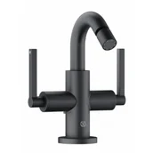 Baterie bidetowe - KLUDI 203133915 NOVA FONTE Puristic bateria bidetowa, czarny mat - miniaturka - grafika 1