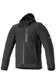 Odzież motocyklowa - Motocyklowa Bluza z Kapturem Alpinestars Neo Waterproof CzarnyXL - miniaturka - grafika 1