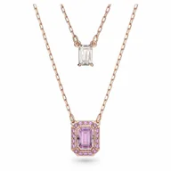 Naszyjniki - Naszyjnik Swarovski - Millenia, Purple, Rose Gold 5640558 - miniaturka - grafika 1