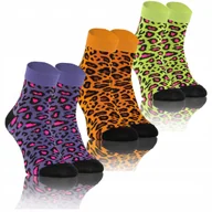 Skarpetki męskie - KOLOROWE SKARPETY za kostkę krótkie skarpetki w śmieszne wzory *35-38 - miniaturka - grafika 1