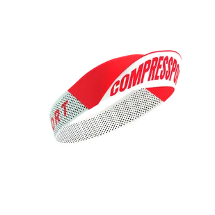 COMPRESSPORT Daszek biegowy PRO RACING VISOR fluo red - Czapki i chusty sportowe damskie - miniaturka - grafika 1