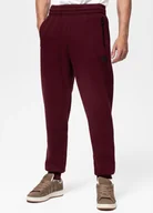 Spodnie męskie - Spodnie sportowe PIT BULL HATTON bordowe-L - miniaturka - grafika 1