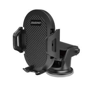 Dudao Dudao grawitacyjny uchwyt na szybę F2S black dudao_20200619152155 - Uchwyty samochodowe do telefonów - miniaturka - grafika 1