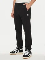 Spodnie sportowe męskie - adidas Spodnie dresowe Trefoil Essentials IX7683 Czarny Regular Fit - miniaturka - grafika 1