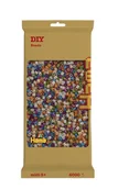 Prace ręczne dla dzieci - Hama 205-58 - mix różne kolory - 6000 koralików midi - miniaturka - grafika 1