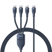 Kable USB - Kabel Baseus Flash Series 3 100W 1,5m (niebieski) - miniaturka - grafika 1