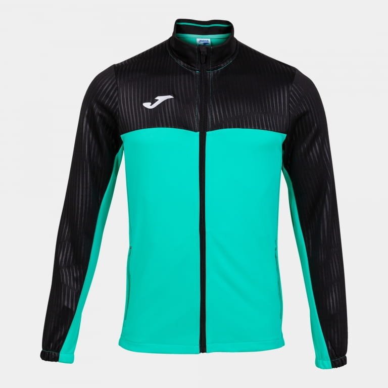 Bluza męska Joma MONTREAL FULL ZIP SWEATSHIRT green black