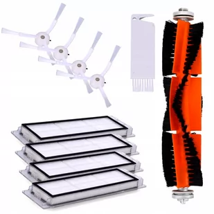 Zestaw Zamienników Do Odkurzacza Xiaomi: 4X Szczotka Obrotowa, 1X Wałek Obrotowy, 4X Filtr Hepa + Grzebień/Czyścik - Akcesoria do odkurzaczy - miniaturka - grafika 1