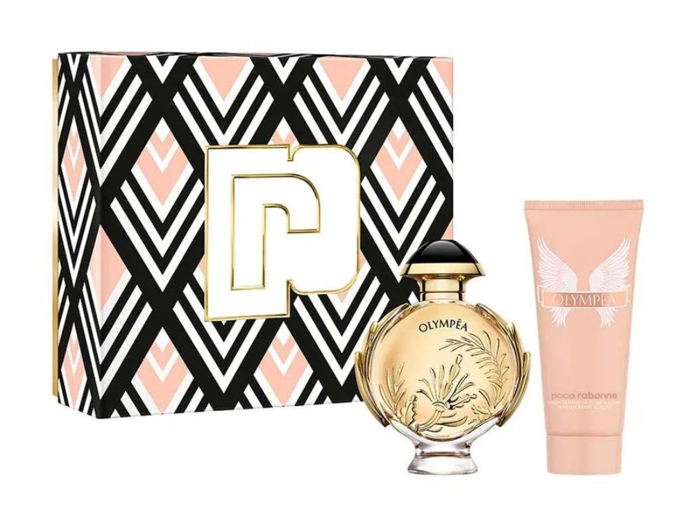 Rabanne Olympea Solar Zestaw: woda perfumowana + balsam do ciała