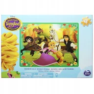 Puzzle - PUZZLE DREWNIANE 48 EL. ROSZPUNKA 30,4 x 22,8CM BAŚNIOWA ZABAWA DLA DZIECI! - miniaturka - grafika 1