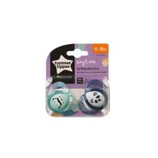 Tommee Tippee Smoczek CTN silikonowy Any Time 2 szt. 6-18 msc.-chłopiec 433364TT - Smoczki do butelek - miniaturka - grafika 5